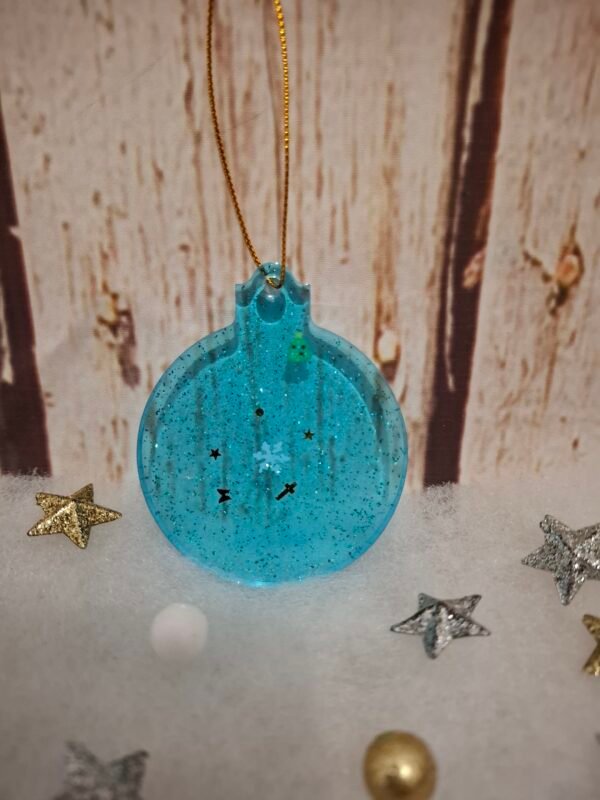 magnifique-translucide-bleu-turquoise-festif-brillant-noel-hiver-maison-miniature-cadeau-003 Magie d’Hiver